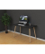Schreibtisch easyHome HOP, 75cm (H), 114x60cm (BxT), rechteckig, schwarz / buche