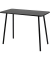 Schreibtisch easyHome HOPM, 75cm (H), 100x50cm (BxT), rechteckig, schwarz / schwarz