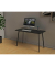 Schreibtisch easyHome HOPM, 75cm (H), 100x50cm (BxT), rechteckig, schwarz / schwarz