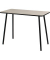 Schreibtisch easyHome HOPM, 75cm (H), 100x50cm (BxT), rechteckig, eiche / schwarz