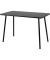 Schreibtisch easyHome HOPM, 75cm (H), 114x60cm (BxT), rechteckig, schwarz / schwarz