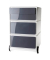 Rollcontainer EasyBox EBGHPH.11 Kunststoff anthrazit/weiß, 4 normale Schubladen