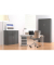 Rollcontainer EasyBox EBGHPH.11 Kunststoff anthrazit/weiß, 4 normale Schubladen