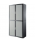 Aktenschrank E2CT0002300021, abschlie&szlig;bar, 4 OH, grau/anthrazit, 110x204x41,5cm (BxHxT)