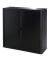 Aktenschrank easy Office E1CT0004400045, Kunststoff/Stahl abschließbar, 2 OH, 110 x 104 x 41,5 cm, schwarz