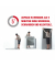 Aktenschrank easyOffice E2CT0003500062, abschlie&szlig;bar, 4 OH, wei&szlig;/gr&uuml;n, 110x204x41,5cm (BxHxT)