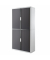 Aktenschrank easyOffice E2CT0010200065, abschlie&szlig;bar, 4 OH, anthrazit/wei&szlig;, 110x204x41,5cm (BxHxT)