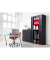 Aktenschrank easy Office E1C0006500020, Kunststoff/Stahl abschließbar, 2 OH, 110 x 104 x 41,5 cm, keine Fachböden, schwarz