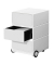 Rollcontainer easyBox EBGHX3.13 Kunststoff weiß, 3 normale Schubladen