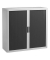 Aktenschrank easy Office E1C0009900020, Kunststoff/Stahl abschließbar, 2 OH, 110 x 104 x 41,5 cm, keine Fachböden, anthrazit/w