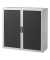 Aktenschrank easy Office E1C0009900020, Kunststoff/Stahl abschließbar, 2 OH, 110 x 104 x 41,5 cm, keine Fachböden, anthrazit/w
