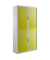 Aktenschrank easy Office E2C0005300011, Kunststoff/Stahl abschließbar, 4 OH, 110 x 204 x 41,5 cm, keine Fachböden, grün/weiß