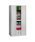 Aktenschrank easy Office E2C0000100002, Kunststoff/Stahl abschließbar, 4 OH, 110 x 204 x 41,5 cm, keine Fachböden, lichtgrau