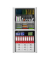 Aktenschrank easy Office E2C0000100002, Kunststoff/Stahl abschließbar, 4 OH, 110 x 204 x 41,5 cm, keine Fachböden, lichtgrau