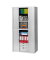 Aktenschrank easy Office E2C0000100002, Kunststoff/Stahl abschließbar, 4 OH, 110 x 204 x 41,5 cm, keine Fachböden, lichtgrau