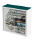 Aktenschrank easy Office 8181ST, Kunststoff/Stahl abschließbar, 2 OH, 110 x 104 x 41,5 cm, keine Fachböden, bunt/weiß (Zeitun