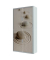 Aktenschrank easy Office 8178ST, Kunststoff/Stahl abschließbar, 4 OH, 110 x 204 x 41,5 cm, keine Fachböden, grau (Steine)