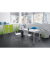 Aktenschrank easy Office 168ST, Kunststoff/Stahl abschließbar, 2 OH, 110 x 104 x 41,5 cm, keine Fachböden, grün/weiß (Gras)