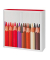 Aktenschrank easy Office 8313ST, Kunststoff/Stahl abschließbar, 2 OH, 110 x 104 x 41,5 cm, keine Fachböden, bunt/weiß (Buntst