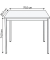Schreibtisch, 74cm (H), 70x60cm (BxT), rechteckig, grau / dunkelgrau