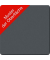 Schreibtisch, 74cm (H), 120x80cm (BxT), rechteckig, grau / dunkelgrau