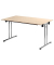 Klapptisch ohne TPCH167E, 74cm (H), 160x70cm (BxT), rechteckig, ahorn / chrom
