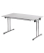 Klapptisch ohne TPCH167G, 74cm (H), 160x70cm (BxT), rechteckig, grau / chrom