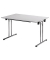 Klapptisch ohne TPCH147G, 74cm (H), 140x70cm (BxT), rechteckig, grau / chrom