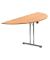 Anbautisch TPCHDR140H klappbar buche halbrund 140x70 cm (BxT)