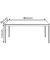 Schreibtisch T188RGBL grau rechteckig 180x80 cm (BxT)