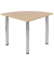 Tischbein 2PIEDC60 6x70-74 cm (BxH) 2er-Pack