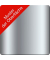Schreibtisch, 74cm (H), 140x80cm (BxT), rechteckig, grau / chrom