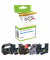 Schriftband KRED40910, 9mm x 7m, schwarz/transparent, laminiert, kompatibel zu D1 40910 / S0720670