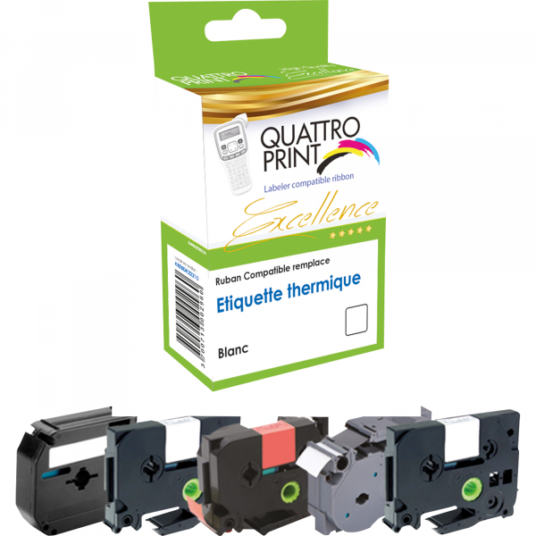 3700713038471 - Schriftband KRED45010 12mm x 7m schwarz transparent laminiert kompatibel zu D1 45010 S0720500 3700713038471 Quattro-Print 3700713038471 - Schriftband KRED45010 12mm x 7m schwarz transparent laminiert kompatibel zu D1 45010 S0720500 3700713038471 Quattro-Print