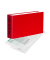 Bankordner Velocolor 4168321, 1/3 A4 45mm schmal Kunststoff vollfarbig rot