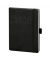 Buchkalender 02-0146, V-Book, schwarz, 1 Woche / 2 Seiten, 14x21cm (A5), 2025