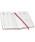 Buchkalender 02-0146, V-Book, schwarz, 1 Woche / 2 Seiten, 14x21cm (A5), 2025