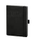 Buchkalender 02-0146, V-Book, schwarz, 1 Woche / 2 Seiten, 14x21cm (A5), 2025