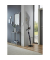 Konsolentisch 21234, 75cm (H), 50x25cm (BxT), rechteckig, glasklar / chrom