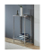 Konsolentisch 21234, 75cm (H), 50x25cm (BxT), rechteckig, glasklar / chrom