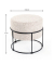Hocker 22553, beigebraun, bis 85kg