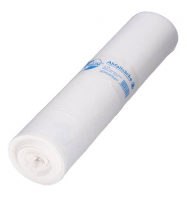 Müllsäcke 16001 Premium Typ 60, weiß, 120 Liter, extrastark