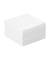Zettelbox 9907/4, LUXBOX, 9,5x9,5x9,5cm, transparent, Kunststoff, inkl.: 800 Notizzettel