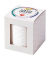 Washi Dekor Blüten weiß Deko-Klebeband matt 50,0 mm x 5,0 m 1 Rolle