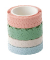 Washi Dekor pastell Deko-Klebeband matt 10,0/15,0 mm x 5,0 m