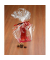 Geschenkfolie / Blumenfolie Weihnachtsfolie 300ST2.5, Kristalle, 70cm x 2,5m, transparent