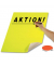 Plakatkarton 48x68 einseitig gefärbt leuchtorange 380g 65915