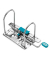 Ordner STRONG-LINE 100400540, A4 80mm breit PP vollfarbig schwarz