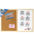Kombitafeln 568016, Kork/Whiteboard, Holz