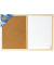 Whiteboard-Pinnwand 60,0 x 40,0 cm Kork braun